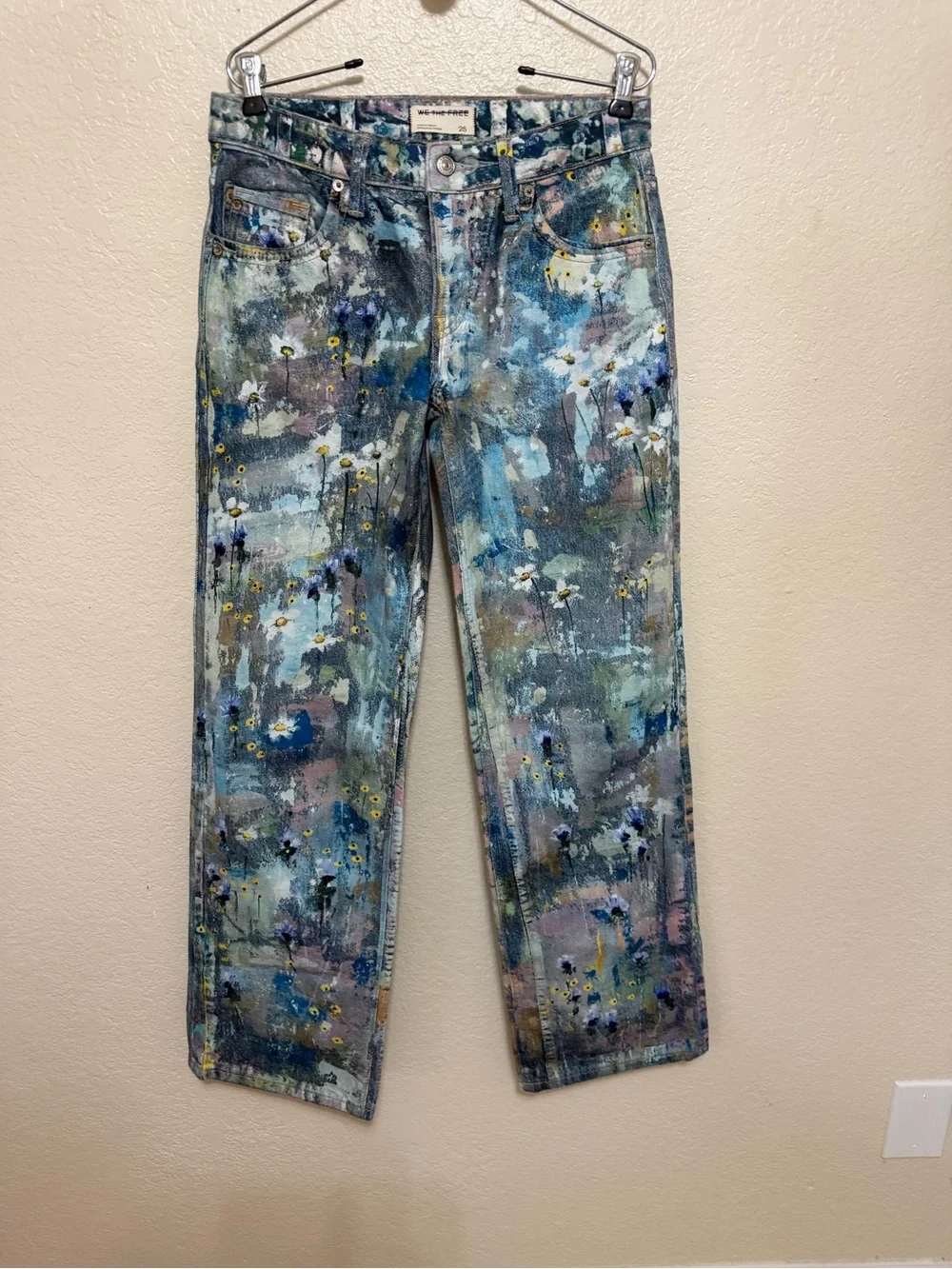 New Free people We The Free Tennessee Low-Rise Illusions Jeans size 25